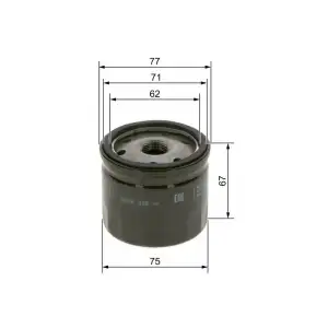 BOSCH Yağ Filtresi (09864B7011) - Renault / Dacia