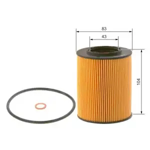 BOSCH Yağ Filtresi (09864B7017) - BMW / Mini