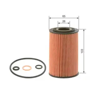 BOSCH Yağ Filtresi (263303c300 - 263203c30a) - Kore Araçları (Hyundai/Kia) 09864B7029