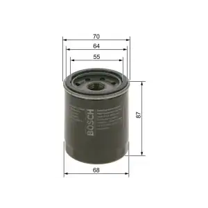 BOSCH Yağ Filtresi (09864B7063) - Fiat / Alfa / Lancia