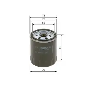 BOSCH Yağ Filtresi (0986TF0051) - Fiat / Alfa / Lancia