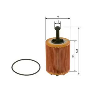 BOSCH Yağ Filtresi (E19h D83 / OX 188d) - VW Grubu (VW/Audi/Seat/Skoda) 1457429192
