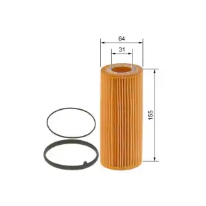 BOSCH Yağ Filtresi (E32hd184) - VW Grubu (VW/Audi/Seat/Skoda) 1457429268