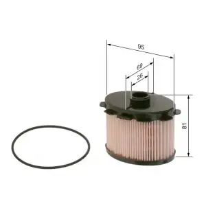 BOSCH Yakıt Filtresi (1457431703) - Peugeot / Citroën / DS