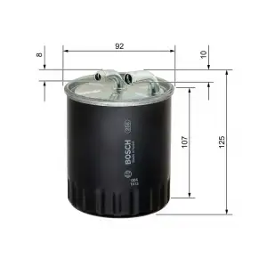 BOSCH Yakıt Filtresi (H140wk01) - Mercedes-Benz 1457434437