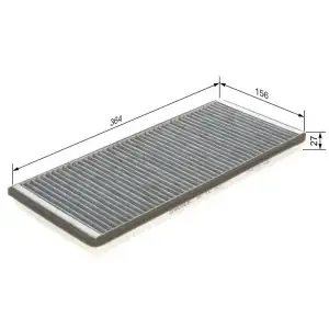 BOSCH Polen Filtresi (Lak83 (Karbonlu)) - VW Grubu (VW/Audi/Seat/Skoda) 1987432343