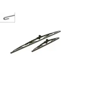 BOSCH Silecek Süpürgesi Ön Takım (Twin Silecek Seti - [ 600 / 340 MM ]) - Kore Araçları (Hyundai/Kia) 3397010270