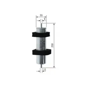 BOSCH Yakıt Filtresi (Kl596 / H326wk) - VW Grubu (VW/Audi/Seat/Skoda) F026402068