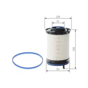 BOSCH Yakıt Filtresi (E451kpd349) - VW Grubu (VW/Audi/Seat/Skoda) F026402207