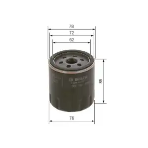 BOSCH Yağ Filtresi (4m5j 6714 Da/4m5q 6714 CA) - Ford F026407017