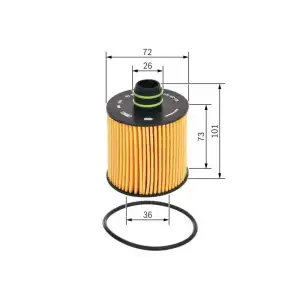 BOSCH Yağ Filtresi (Euro6) - Opel F026407108
