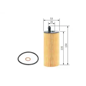 BOSCH Yağ Filtresi (F026407205) - BMW / Mini