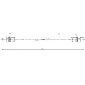CAVO Fren Hortumu Ön (CAVO C800 112A) - Mercedes-Benz