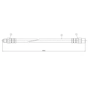 CAVO Fren Hortumu Arka (CAVO C800 470A) - BMW / Mini