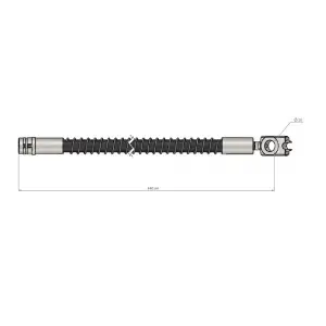 CAVO Fren Hortumu Arka ((427 Mm)) - VW Grubu (VW/Audi/Seat/Skoda) CAVO C900 220A