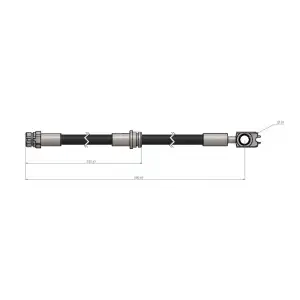CAVO Fren Hortumu Ön ((605 Mm)) - VW Grubu (VW/Audi/Seat/Skoda) CAVO C900 641A