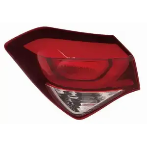 DEPO Stop Lambası Dış Sağ (Beyaz-kirmizi - P21/5w/py21w) (221-1987R-UE) - Kore Araçları (Hyundai/Kia)