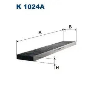 FILTRON Polen Filtresi (Lak226 (Karbonlu)) - VW Grubu (VW/Audi/Seat/Skoda) K 1024A