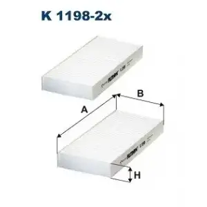 FILTRON Polen Filtresi (Set) (K 1198-2X) - Japon Araçları