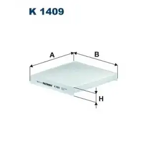 FILTRON Polen Filtresi (Klima Filtresi) (K 1409) - Kore Araçları (Hyundai/Kia)