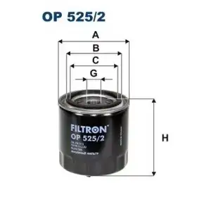 FILTRON Yağ Filtresi (H10w12) - VW Grubu (VW/Audi/Seat/Skoda) OP 525/2