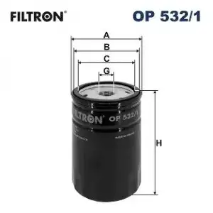 FILTRON Yağ Filtresi ((C601-14-302) Uzun Tip) - Ford OP 532/1