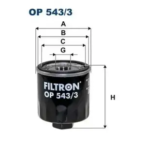 FILTRON Yağ Filtresi (OP 543/3) - Ford