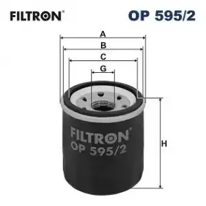 FILTRON Yağ Filtresi (2630002500 - 2630002501 - 2630002502 - 2630002503) - Kore Araçları (Hyundai/Kia) OP 595/2