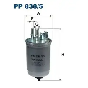 FILTRON Yakıt Filtresi (2s41 9155 CB Musursuz 75 PS) - Ford PP 838/5