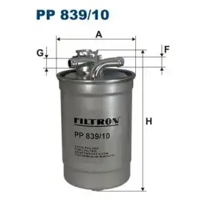 FILTRON Yakıt Filtresi (Kl554d / Fcs732) - VW Grubu (VW/Audi/Seat/Skoda) PP 839/10