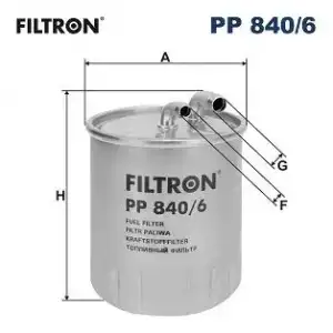 FILTRON Yakıt Filtresi (PP 840/6) - Mercedes-Benz