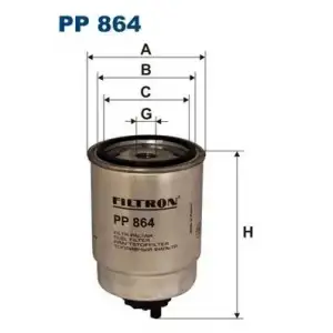 FILTRON Yakıt Filtresi (PP 864) - Peugeot / Citroën / DS