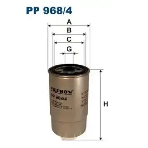 FILTRON Yakıt Filtresi (PP 968/4) - Fiat / Alfa / Lancia