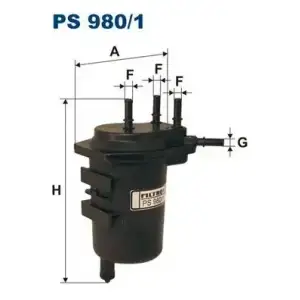 FILTRON Yakıt Filtresi (Mazot Filtresi) (PS 980/1) - Renault / Dacia