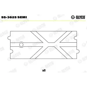 GLYCO Piston Kol Burcu (26.00 Mm) - Mercedes-Benz GLY 55-3625 SEMI