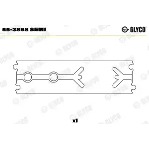 GLYCO Piston Kol Burcu (32.50 Mm) - Mercedes-Benz GLY 55-3898 SEMI