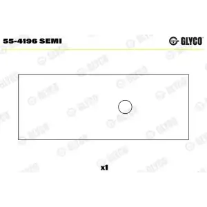 GLYCO Piston Kol Burcu (GLY 55-4196 SEMI) - Peugeot / Citroën / DS