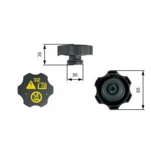 GATES Radyatör Yedek Su Depo Kapağı (RC249) - Opel