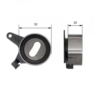 GATES Eksantrik Gergi Rulmanı (Sabit) (T41031) - Kore Araçları (Hyundai/Kia)
