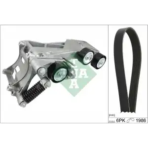 INA V Kayış Seti (Kayış Dahil(6pk1986)) - Mercedes-Benz 529 0233 10