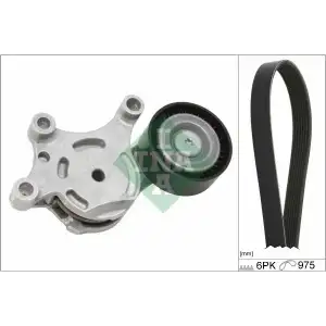 INA V Kayış Seti (6pk975/av6q 6c301 DA) - Ford 529 0261 10