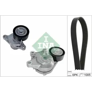 INA V Kayış Seti ((2 Gergi+v Kayışı)) - Peugeot / Citroën / DS 529 0581 10