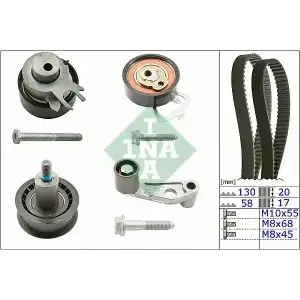 INA Triger Seti (130 Dış / 4 Bilyalı) - VW Grubu (VW/Audi/Seat/Skoda) 530 0089 10