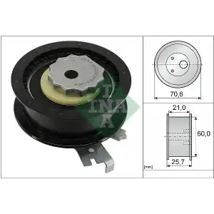 INA Eksantrik Gergi Rulmanı (T43247) - VW Grubu (VW/Audi/Seat/Skoda) 531 0882 10