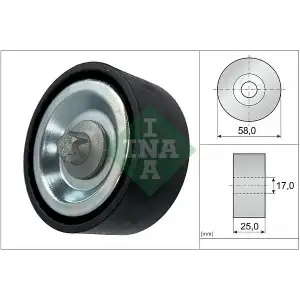 INA V Kayış Gergi Rulmanı (Orta) - Mercedes-Benz 532 0669 10