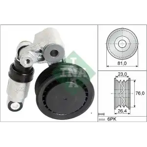 INA V Kayış Gergisi Komple (55482) - VW Grubu (VW/Audi/Seat/Skoda) 534 0011 10