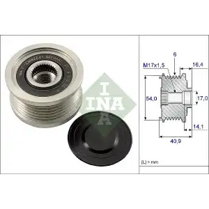 INA Alternatör Kasnağı (535 0112 10) - Fiat / Alfa / Lancia