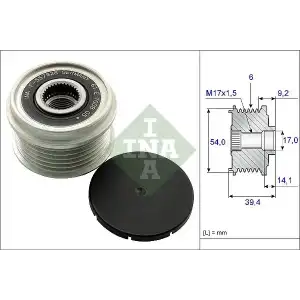 INA Alternatör Kasnağı (Şarj Kasnağı Denso Tipi) - Fiat / Alfa / Lancia 535 0151 10