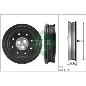 INA Krank Kasnağı (125 PS Ö.çeker) - Ford 544 0134 10