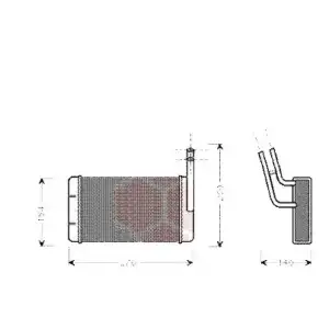 KALE Kalorifer Radyatörü (Brazing) (0282852PA) - Ford